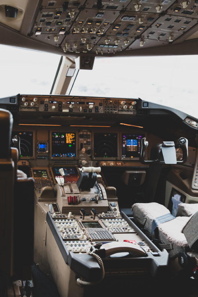 plane cockpit