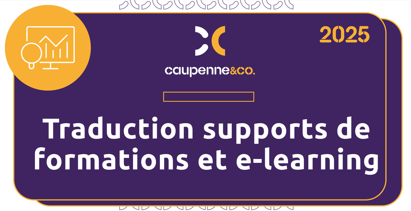 Traduction et localisation de supports de formations et e-learning